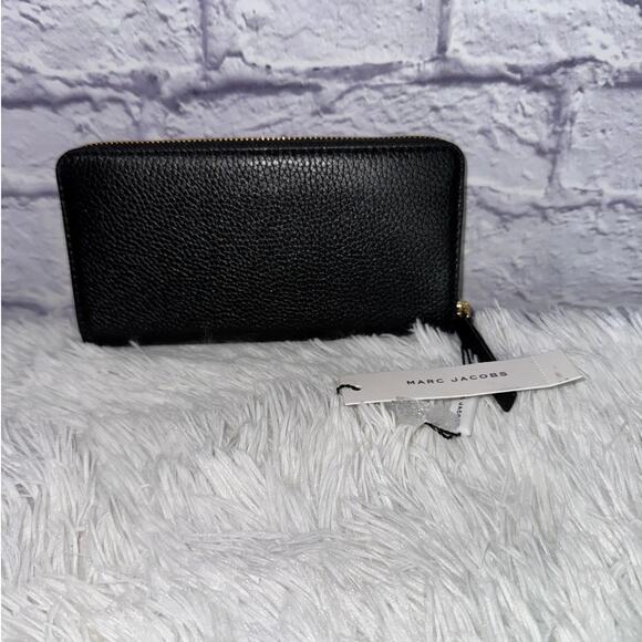 Marc Jacobs Empire City Zip-Around Long Wallet Black NWT* - Picture 4 of 6